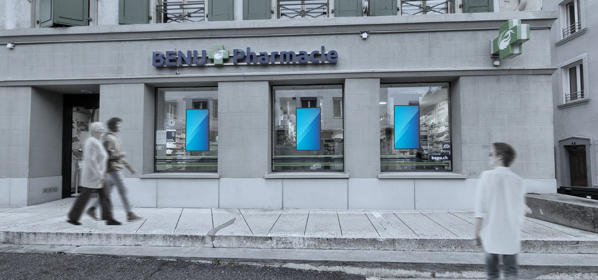 Street — DOOH-Werbescreen